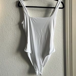 White tank body suit